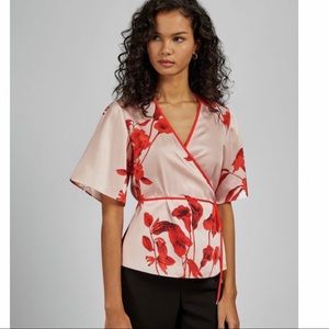 NWT Ted Baker wrap top